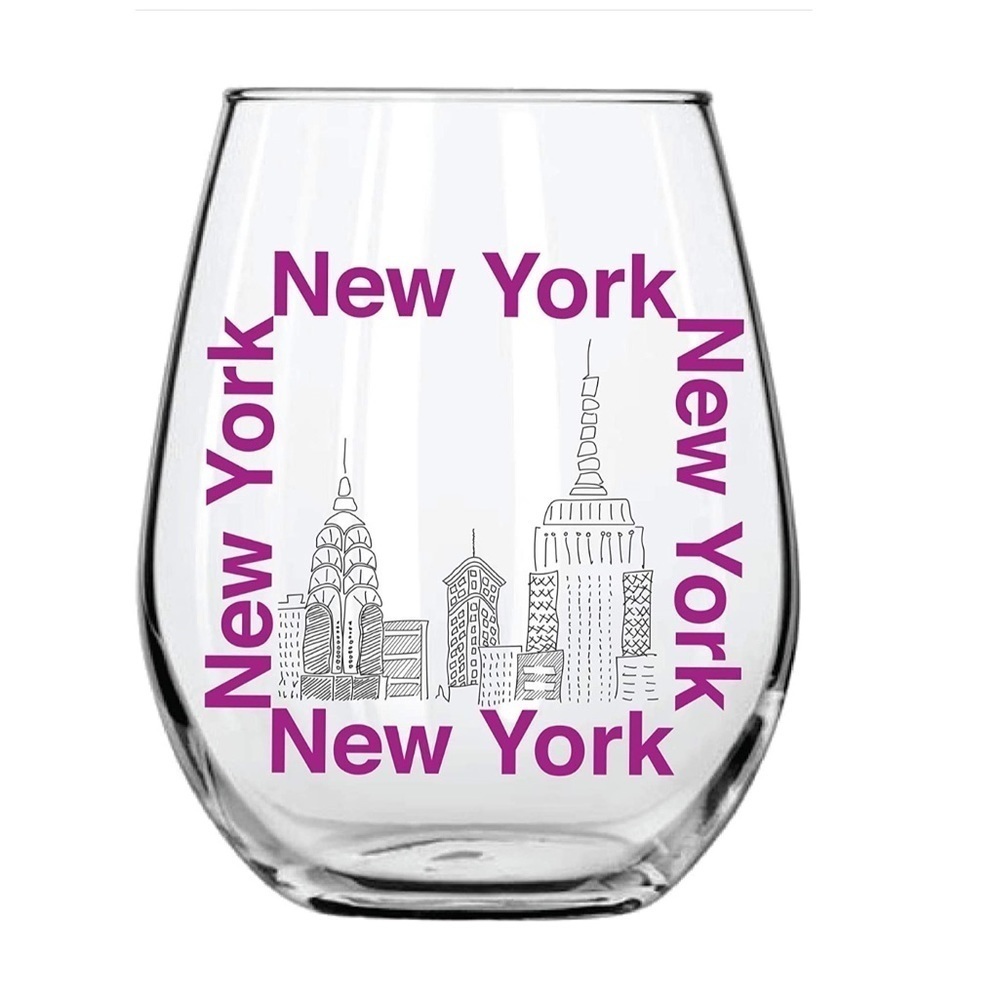 Circleware Voyagers Stemless Wine Glasses, Set of 4 Drinking Glassware  18.9 Oz - Picture 2 of 16